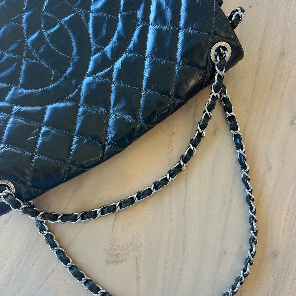 Chanel Black Quilted Flap Shoulder Bag paired matching Wallet - Picture 7 of 9